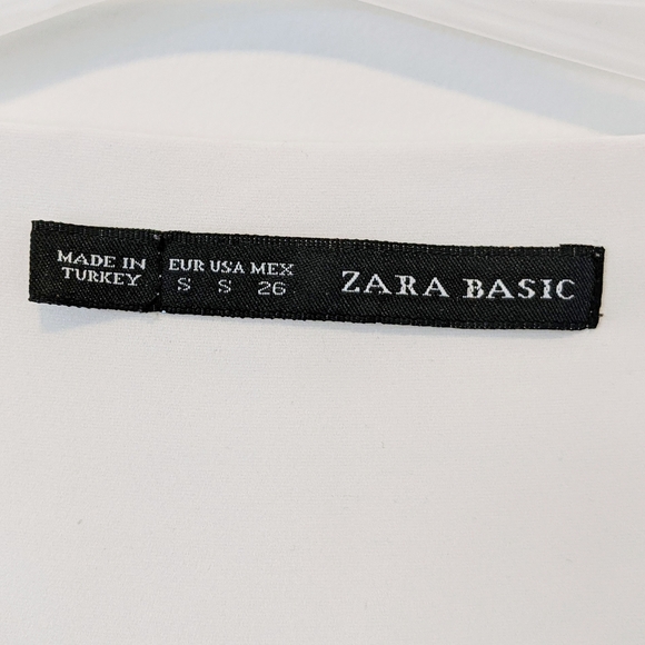 ZARA BASIC V-Neck Long Sleeve Blouse - Picture 8 of 8